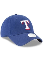 New Era Texas Rangers Blue Core Classic 9TWENTY Womens Adjustable Hat