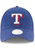 New Era Texas Rangers Blue Core Classic 9TWENTY Womens Adjustable Hat