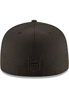 New Era Philadelphia Eagles Mens Black Tonal 59FIFTY Fitted Hat