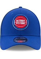 New Era Detroit Pistons The League 9FORTY Adjustable Hat - Blue