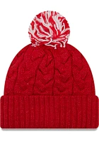 New Era Kansas City Chiefs Red Cozy Cable Womens Knit Hat