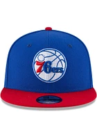 New Era Philadelphia 76ers Blue Jr 2T 9FIFTY Youth Snapback Hat