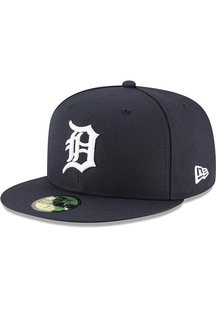 New Era Detroit Tigers Navy Blue AC Home JR 59FIFTY Youth Fitted Hat