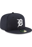New Era Detroit Tigers Navy Blue AC Home JR 59FIFTY Youth Fitted Hat