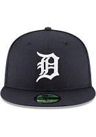 New Era Detroit Tigers Navy Blue AC Home JR 59FIFTY Youth Fitted Hat