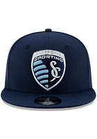 New Era Sporting Kansas City Mens Navy Blue Basic 59FIFTY Fitted Hat