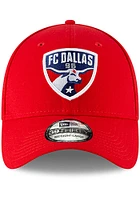 New Era FC Dallas Mens Red Basic 39THIRTY Flex Hat