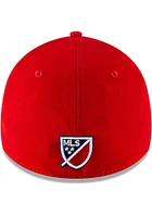 New Era FC Dallas Mens Red Basic 39THIRTY Flex Hat