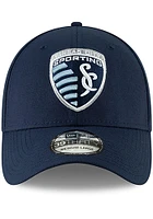 New Era Sporting Kansas City Mens Navy Blue Basic 39THIRTY Flex Hat
