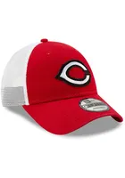 New Era Cincinnati Reds Team Truckered 9FORTY Adjustable Hat - Red