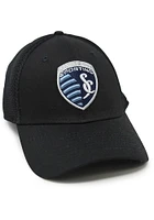 New Era Sporting Kansas City Mens Black Neo 39THIRTY Flex Hat