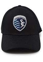 New Era Sporting Kansas City Mens Black Neo 39THIRTY Flex Hat