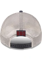New Era Kansas City KC Pig BBQ Trucker 9TWENTY Adjustable Hat - Charcoal