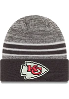 New Era Kansas City Chiefs Graphite Marled Cuff Mens Knit Hat