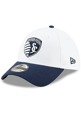 New Era Sporting Kansas City Mens Navy Blue MLS 2019 Pride Celebration 39THIRTY Flex Hat