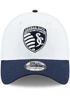 New Era Sporting Kansas City Mens Navy Blue MLS 2019 Pride Celebration 39THIRTY Flex Hat