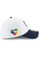 New Era Sporting Kansas City Mens Navy Blue MLS 2019 Pride Celebration 39THIRTY Flex Hat