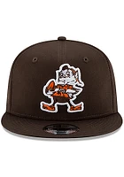 Brownie  New Era Cleveland Browns Brown Brownie Basic 9FIFTY Mens Snapback