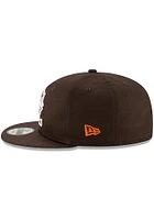 Brownie  New Era Cleveland Browns Brown Brownie Basic 9FIFTY Mens Snapback