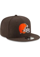 New Era Cleveland Browns Brown Basic 9FIFTY Mens Snapback Hat