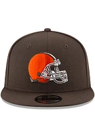 New Era Cleveland Browns Brown Basic 9FIFTY Mens Snapback Hat