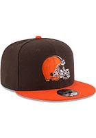 New Era Cleveland Browns Brown 2T Basic 9FIFTY Mens Snapback Hat