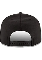 New Era Kansas City Chiefs Black Black on White 9FIFTY Mens Snapback Hat