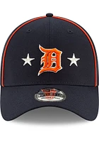 New Era Detroit Tigers Mens Navy Blue 2019 All Star 39THIRTY Flex Hat