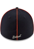 New Era Detroit Tigers Mens Navy Blue 2019 All Star 39THIRTY Flex Hat
