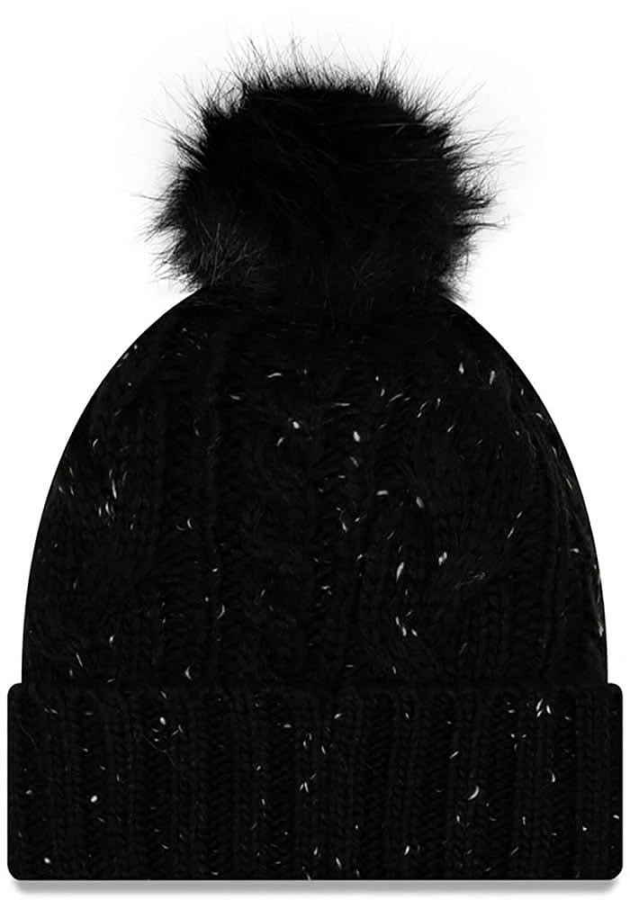 New Era Sporting Kansas City Black Fuzzy Pom Womens Knit Hat