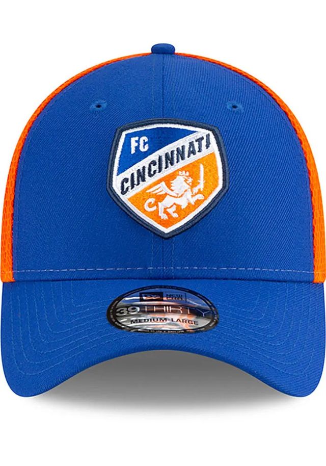 New Era FC Cincinnati Mens Blue 2T Sided 39THIRTY Flex Hat