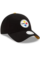 New Era Pittsburgh Steelers Black Bow Back 9TWENTY Womens Adjustable Hat