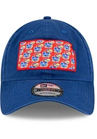 New Era Kansas Jayhawks Stamp 9TWENTY Adjustable Hat - Blue