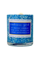 Kansas City Blue and White Blue Candle