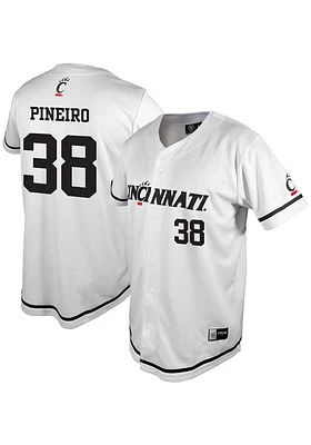 Joel Pineiro  Cincinnati Bearcats Mens White NIL Jersey