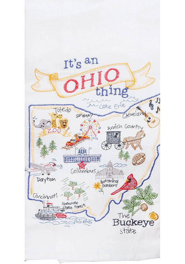 Ohio State Landmarks and Scenery Towel