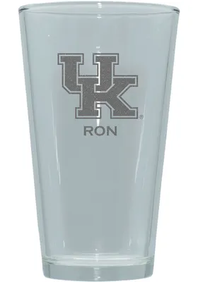 Kentucky Wildcats Personalized Laser Etched 17oz Pint Glass