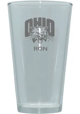 Ohio Bobcats Personalized Laser Etched 17oz Pint Glass