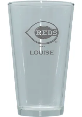 Cincinnati Reds Personalized Laser Etched 17oz Pint Glass