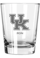 Kentucky Wildcats Personalized Laser Etched 15oz Double Old Fashioned Rock Glass