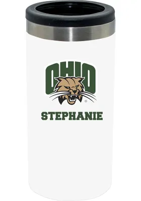 Ohio Bobcats Personalized Slim Can Coolie