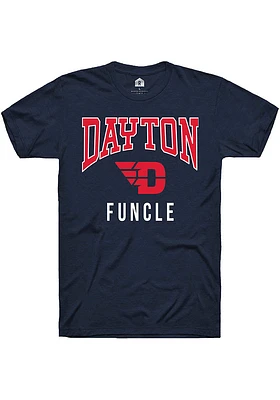 Rally Dayton Flyers Navy Blue Funcle Short Sleeve T Shirt