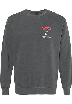 Lyviel Waters  Rally Cincinnati Bearcats Mens NIL Embroidered Long Sleeve Crew Sweatshirt