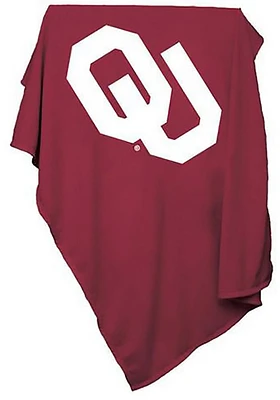 Oklahoma Sooners Team Logo Sweatshirt Blanket