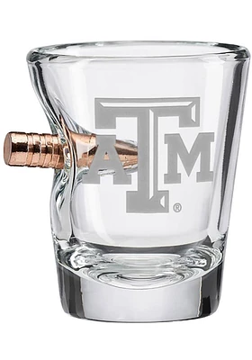Texas A&M Aggies Logo with Bullet Shot Glass