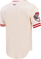 Pro Standard Cincinnati Reds Retro Chenille Striped Short Sleeve Fashion T Shirt