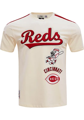 Pro Standard Cincinnati Reds Retro Chenille Short Sleeve Fashion T Shirt