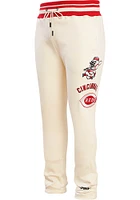 Pro Standard Cincinnati Reds Mens Retro Classic Fashion Sweatpants