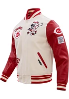 Pro Standard Cincinnati Reds Mens Retro Wool Varsity Heavyweight Jacket