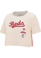 Pro Standard Cincinnati Reds Womens Retro Boxy Short Sleeve T-Shirt